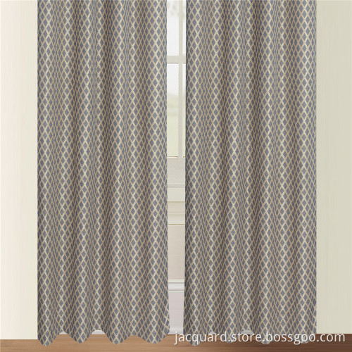 Curtain Jacquard Window Drapes Curtain
